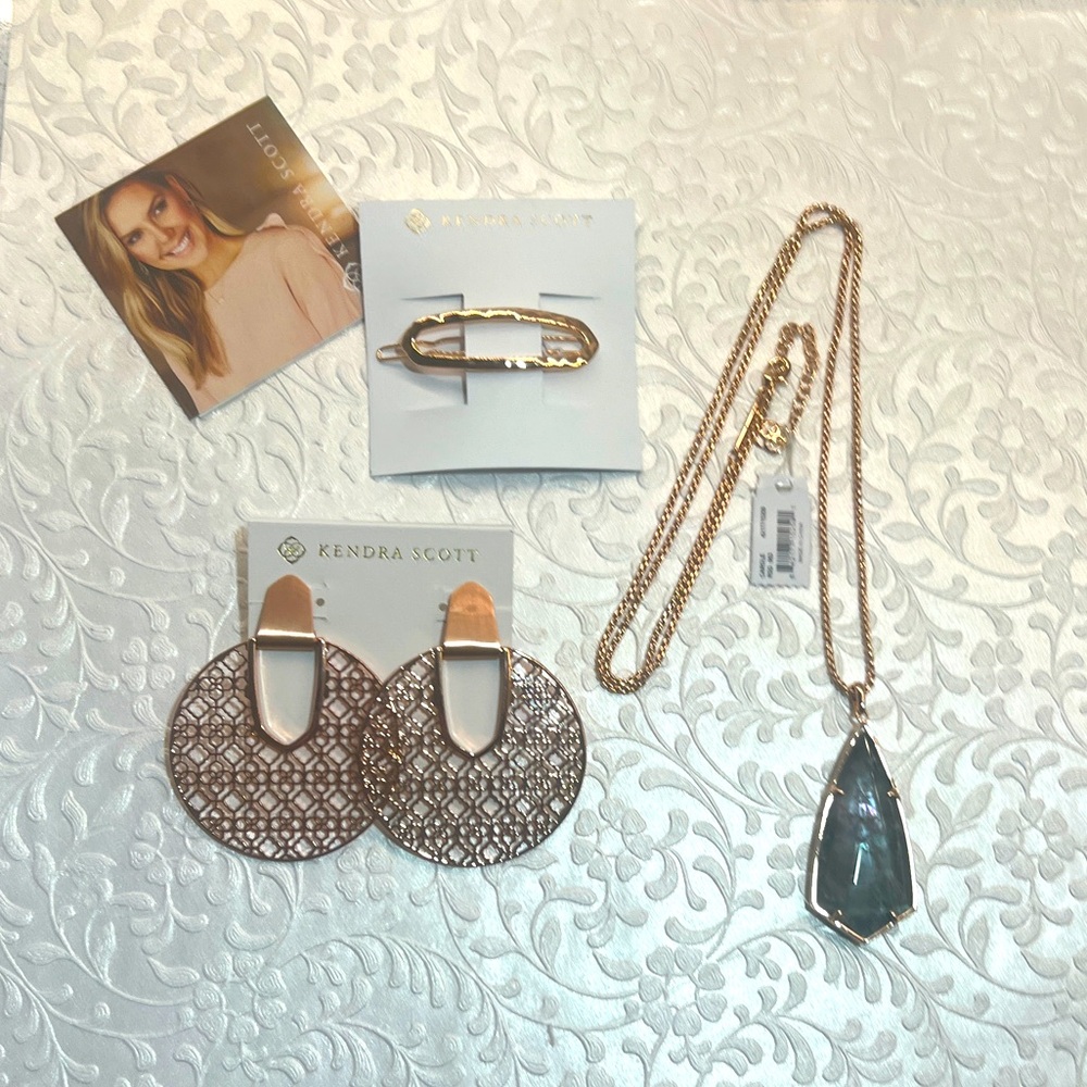 Kendra Scott Jewelry Set Rose Gold